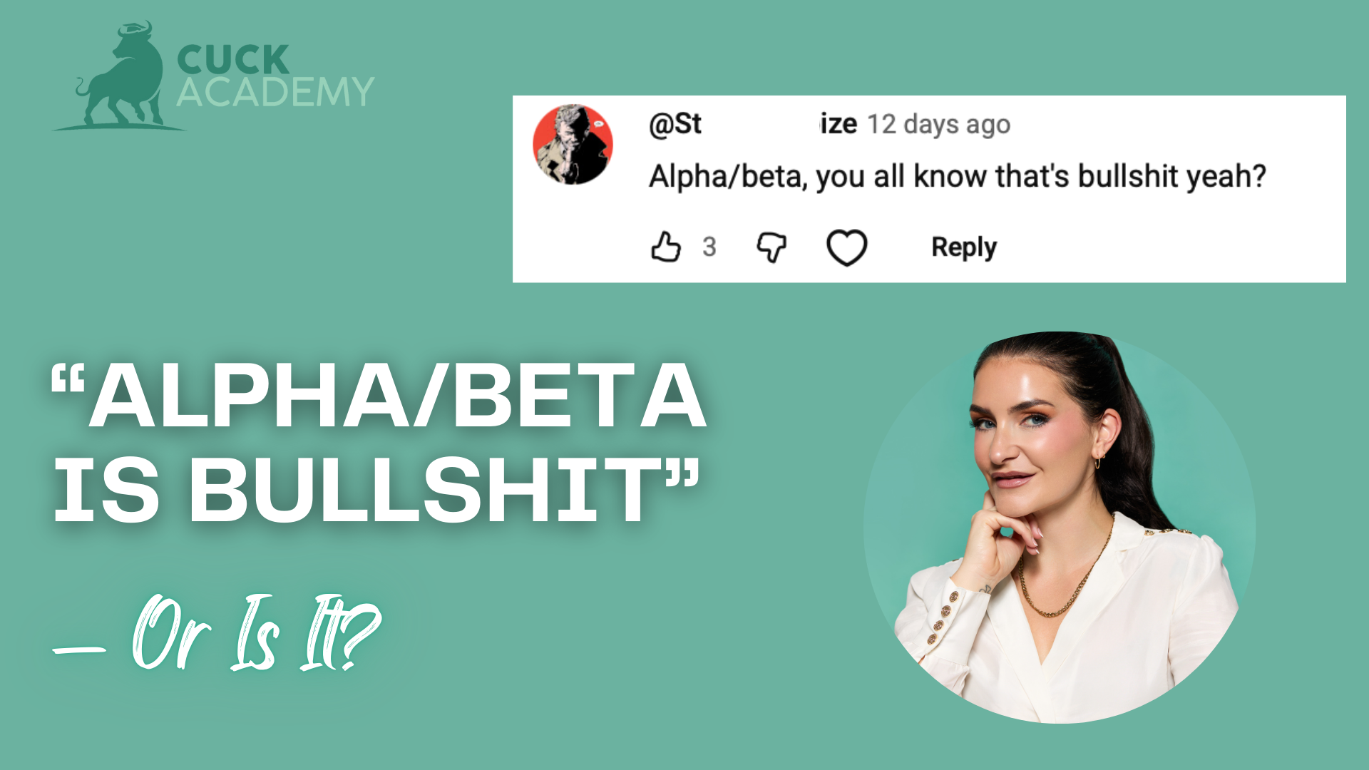 Alpha/Beta Is Bullshit” — Or Is It?
